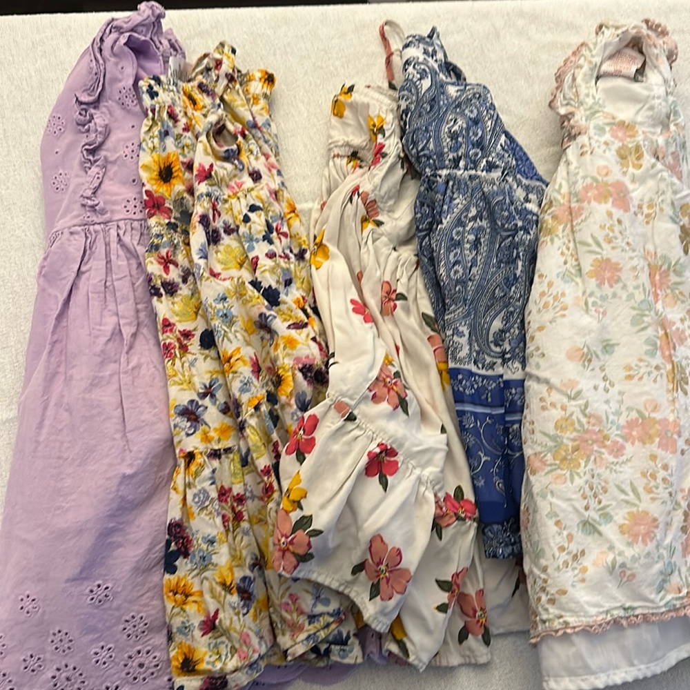 Variety of dresses